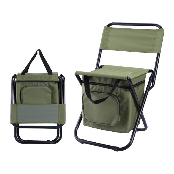 경량 휴대용 아이스백 접이식 캠핑의자 캠핑체어 낚시의자, 아이스백 접이식 의자 밀리터리, 1개 22,950원