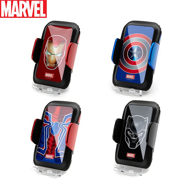 싼타페더프라임 마블정품 차량용 초고속 무선충전 자동 핸드폰거치대 69,800원