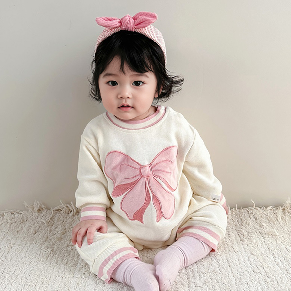 몽실이 빅리본 기모 우주복 겨울 아동복 외출복 유아 여아 점프슈트 백일 선물 34,900원