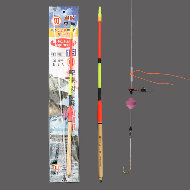 국산 모두 원투용 막대찌 채비 세트 감성돔 고등어 볼락 노래미 우럭, 1개, 3.0호 4,320원