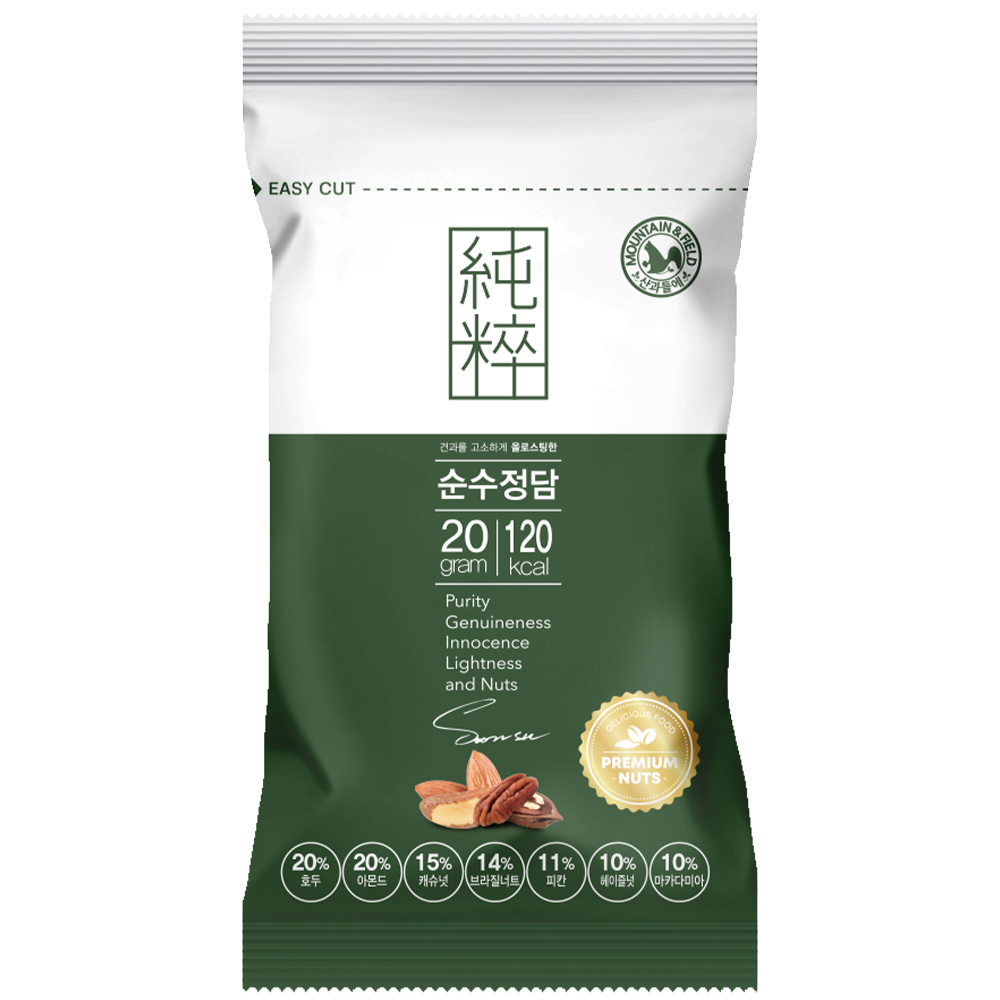 산과들에 순수정담 하루견과, 100개 87,050원