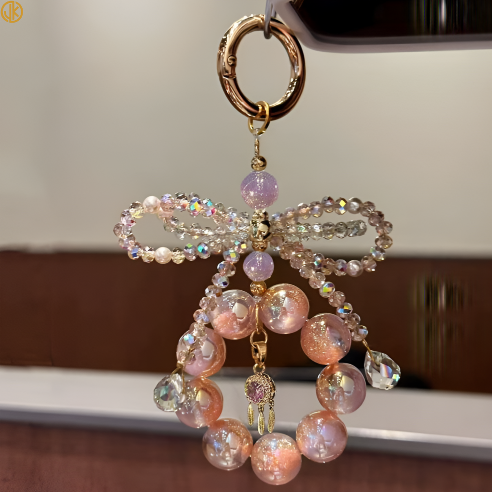 김엔강 비즈리본 가방장식 키링 백꾸 핸드폰 스트렙 15,000원