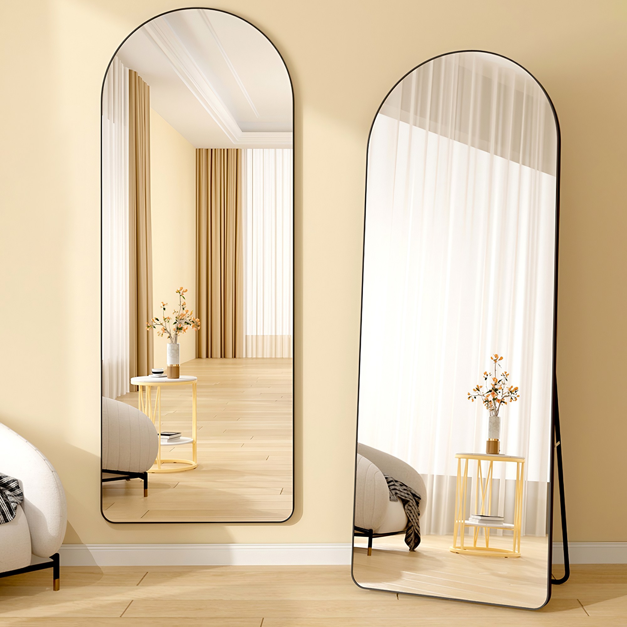 뷔이위이 전신거울 스탠드 벽걸이 아치형 거울 44,900원