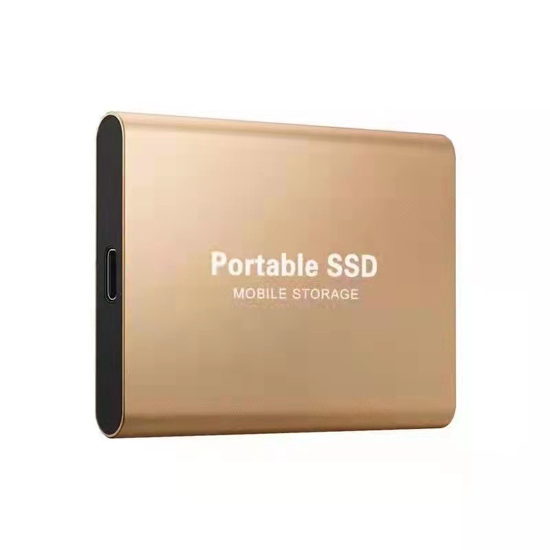 WIRQO SSD 외장 솔리드스테이트드라이브 고속 ssd 이동식 하드 디스크로 128G, 골드, 32TB 38,000원