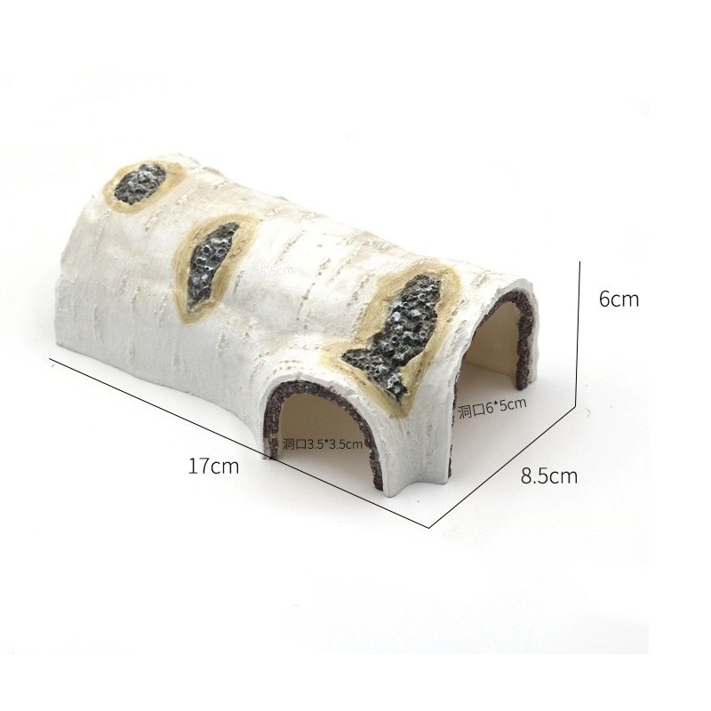 하얀나무 모양 은신처, 어항 수족관 장식 폭포, 거북이 구피, 어항용 아치형 다리, 애완 치어 새우 은신처 수상 정원 풍경 장식 12,000원