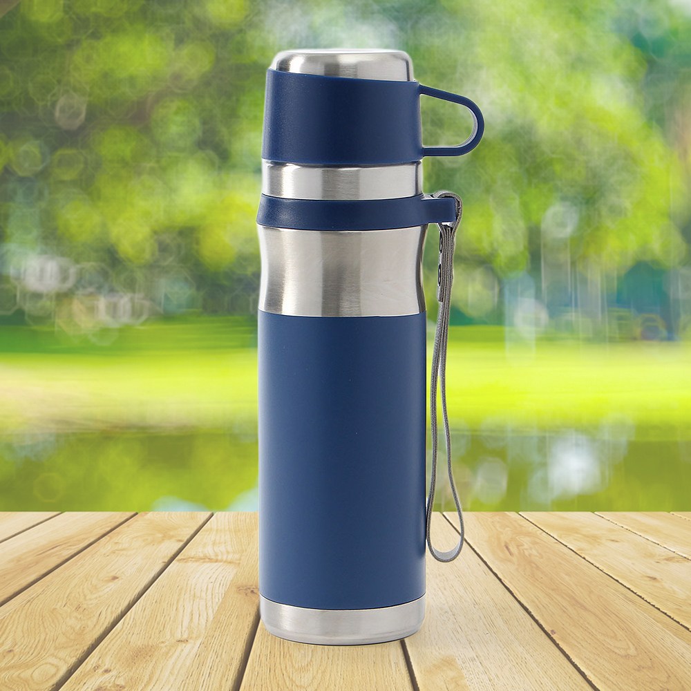 2중 속뚜껑 티보틀 보온병 캠핑 등산 물병 500ml 블루+그릿커머스Shop 43,020원