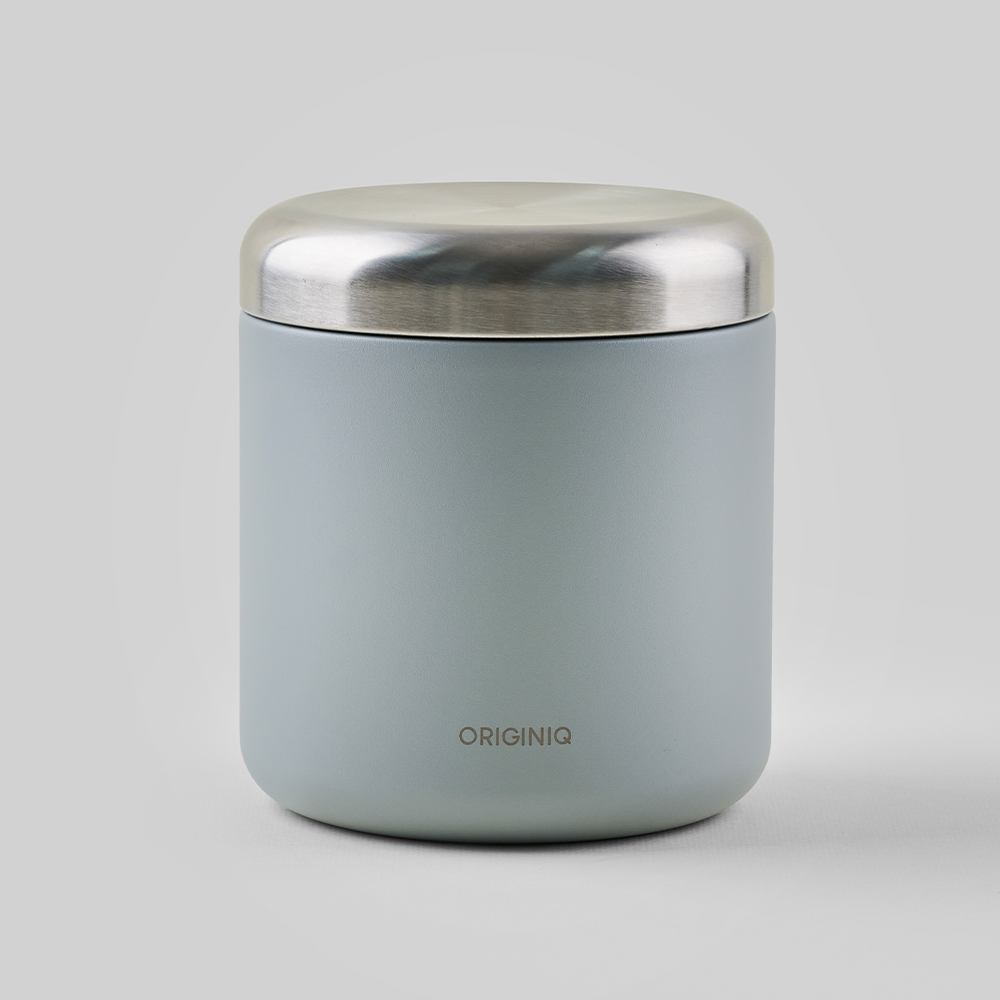 오리지니크 듀얼 샐러드볼 보온 보냉 시리얼 아이스크림 요거트볼, 라이트그레이, 1개 45,000원