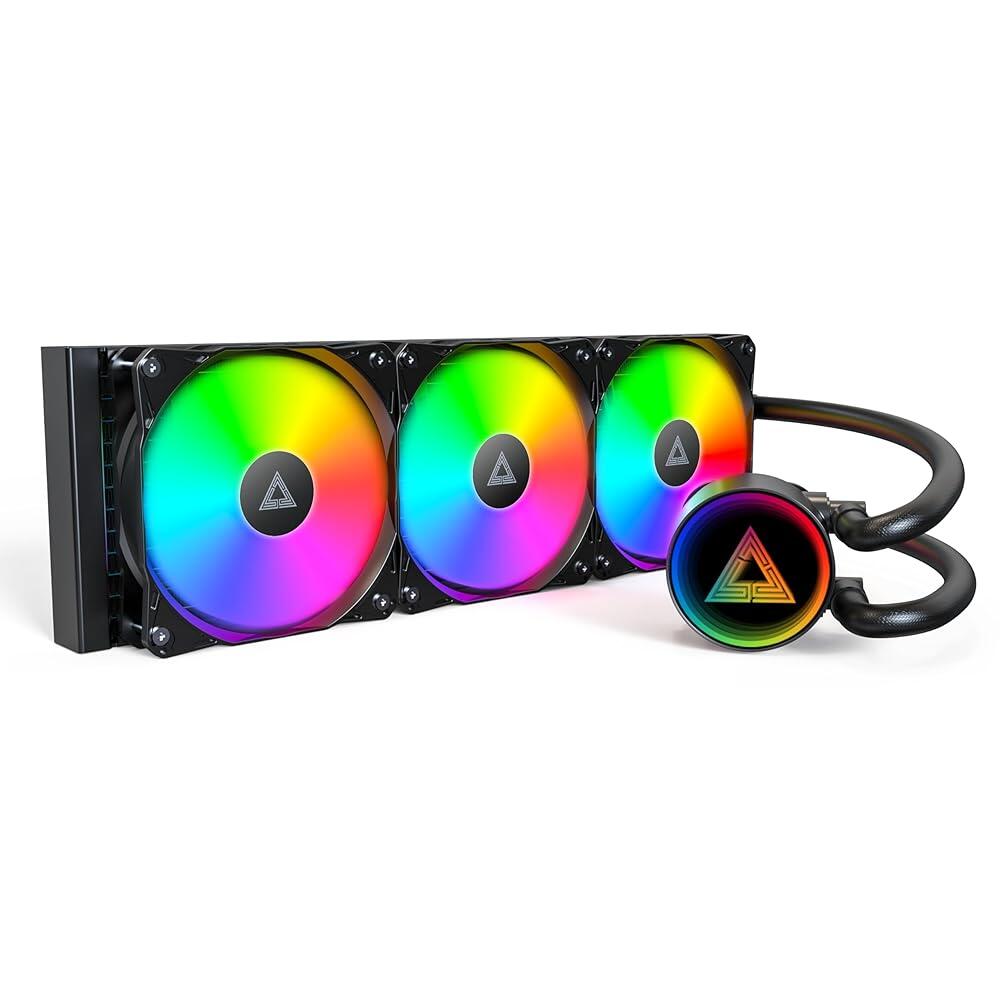 MONTECH LightFlow ARGB 360 CPU 액체 쿨러, 인피니티 미러 디자인의 360mm AIO 3100RPM 펌프, 3x120mm ARGB 팬, 인텔 및 AMD 168,500원