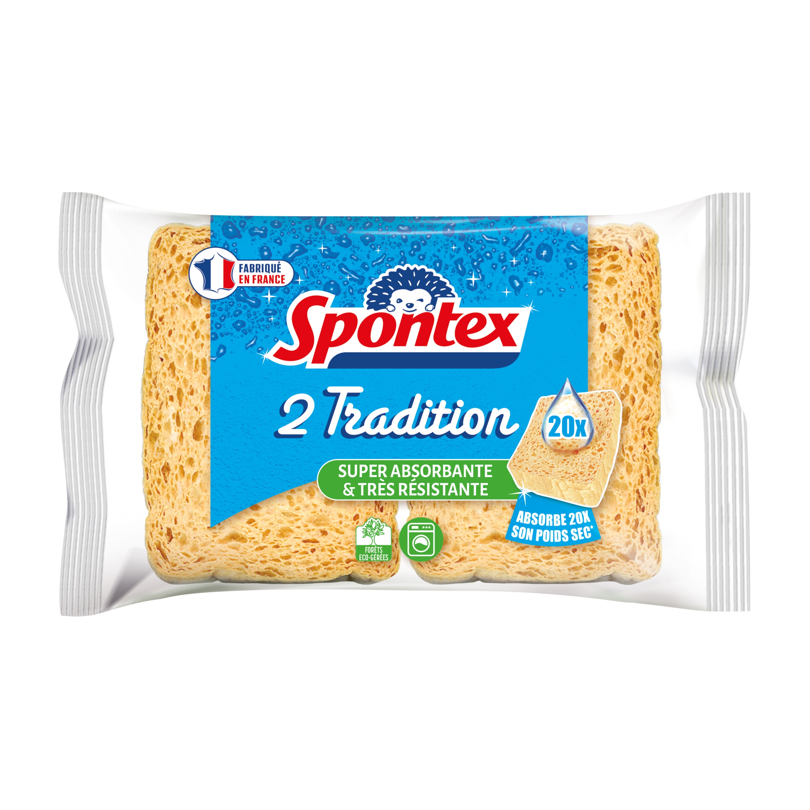 스폰텍스 드라이 셀룰로스 스펀지 2 트레디션 수세미 3,900원