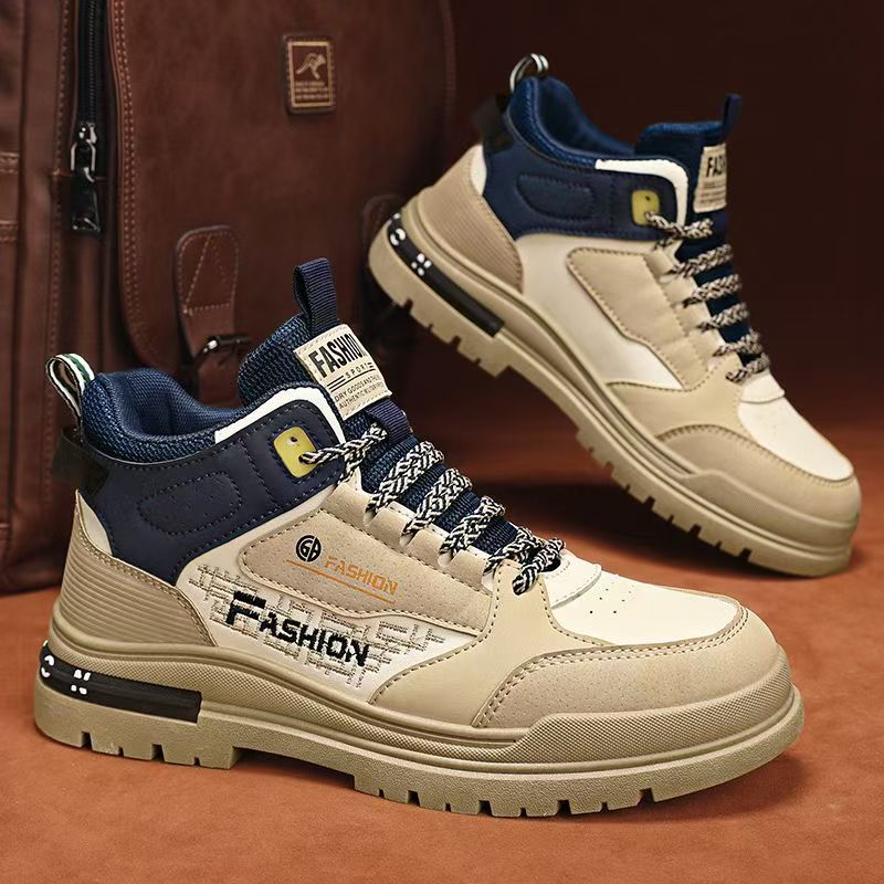 ANYOU 남성 하이탑 슈즈 스니커즈 캐주얼 남자워커화 버킷 슈즈 11,730원