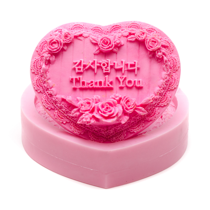 (국내생산) 마이몰드 하트게시판 (감사합니다) 석고방향제 실리콘몰드 19,800원