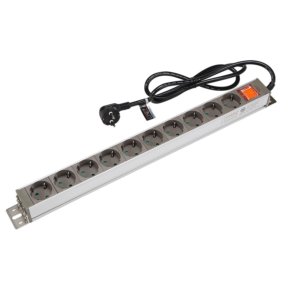 접지 알루미늄 멀티탭 10구 16A 1.5M 2.5M 스위치멀티탭 콘센트 멀티코드 전기용품 KS 동양 37,670원