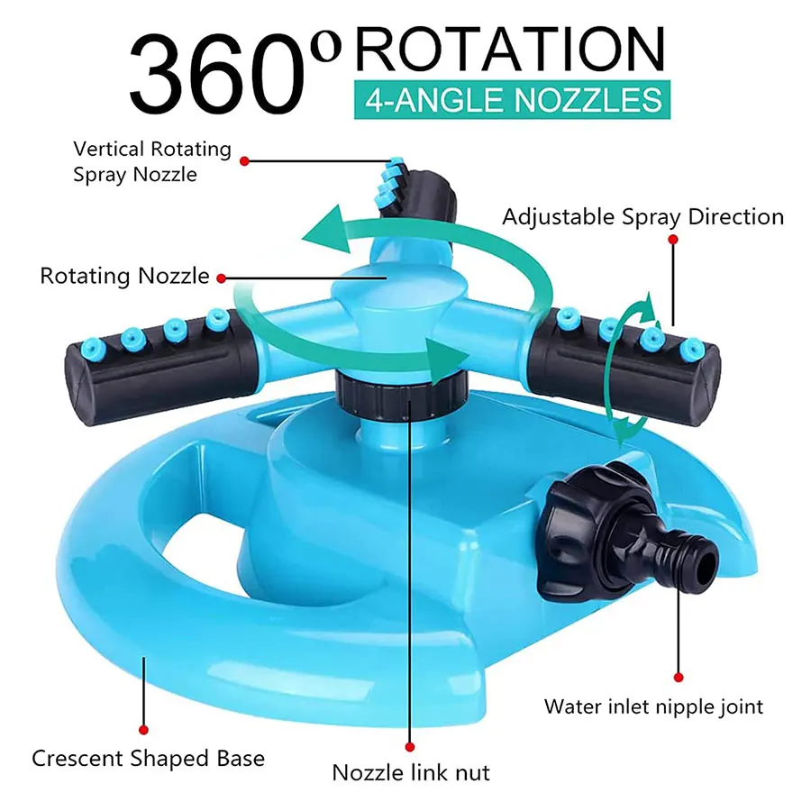 잔디밭 물주기 스프링클러 정원 농업 용품 분수 자동 식물 급수 시스템 관개 드립 드리퍼 도구 8,100원