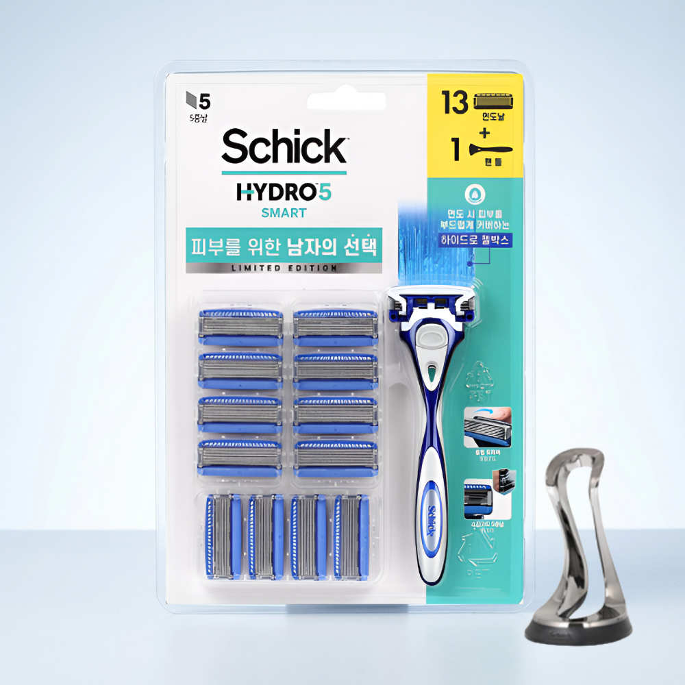 쉬크 하이드로5 스킨 센스티브면도날 9입+센스티브면도기(미국산 면도날) 29,020원