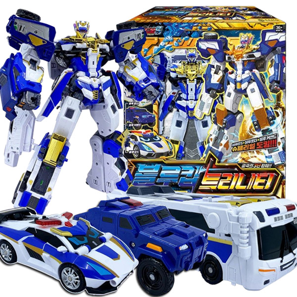 메탈카드봇S 블루캅 트리니티 궁극의 3단 합체 변신 로봇 로보트 장난감 67,900원