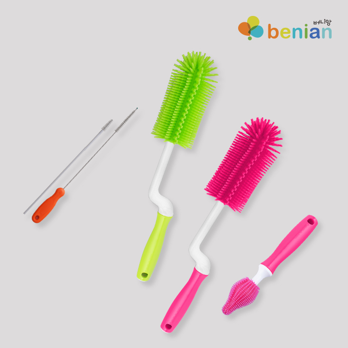 베니앙 다용도 실리콘 텀블러물병빨대 세척솔 3종세트 11,600원