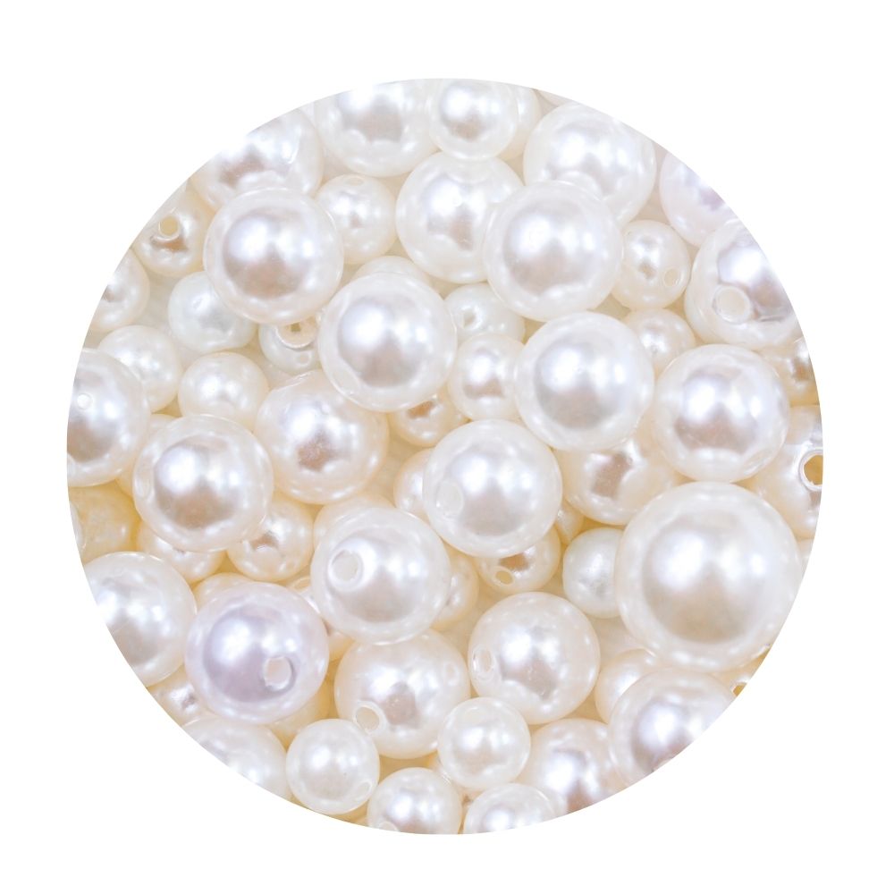 진주 구슬 500개 (6mm/5mm/4mm) - 비즈 팔찌 만들기 악세사리 부자재 6,820원