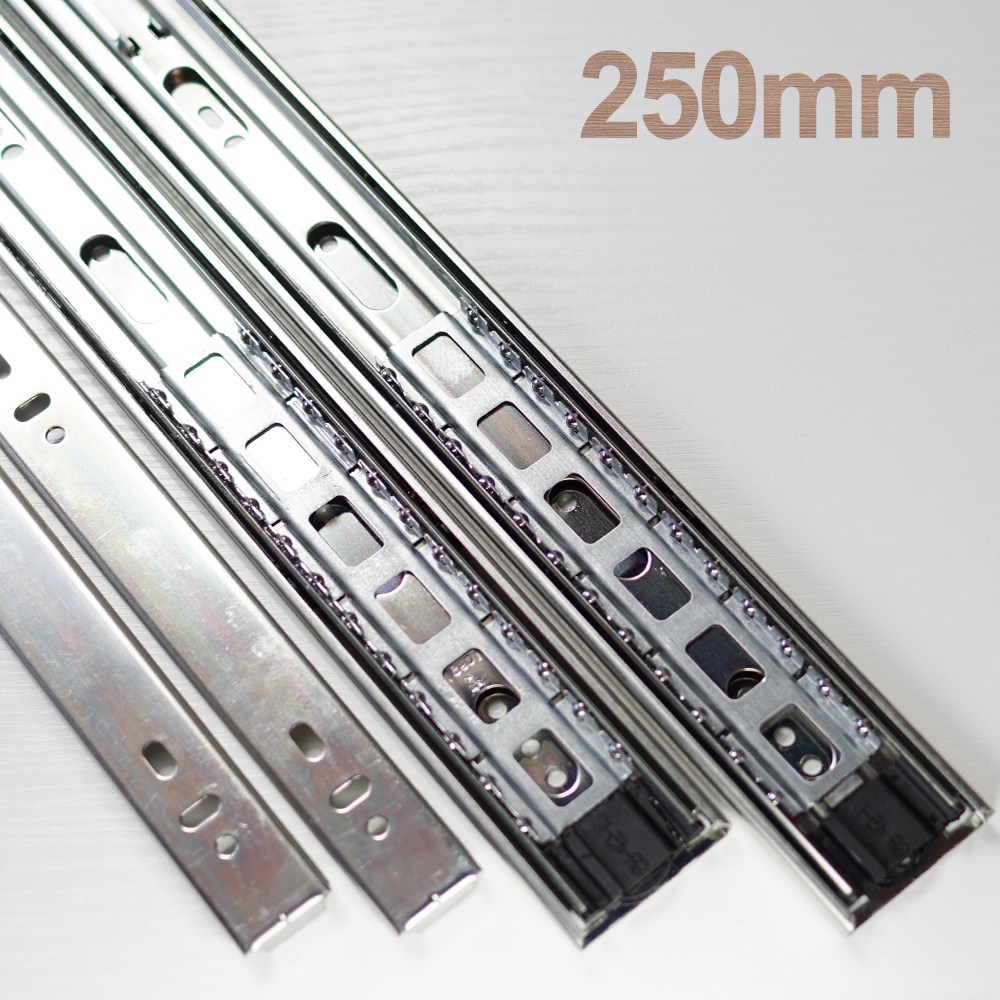 3단 광폭 볼레일 튼튼한 가구용레일 DIY 3,200원