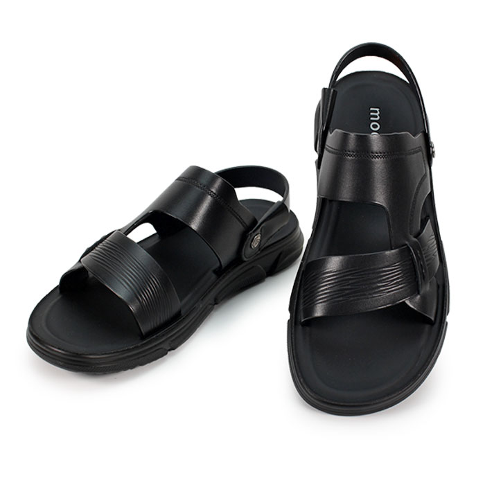 남성 무다 소가죽 캐주얼 슬리퍼 겸용 샌들 데일리 쿠션 좋은 여름 신발 46,400원