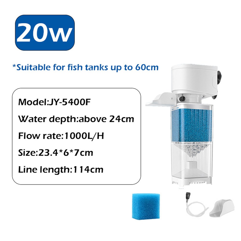 6IN1 수족관 필터 에어 워터 무소음 에어레이터 내부 220V 수중 어항 웨이브 공기 펌프 메이커 산소 22,500원