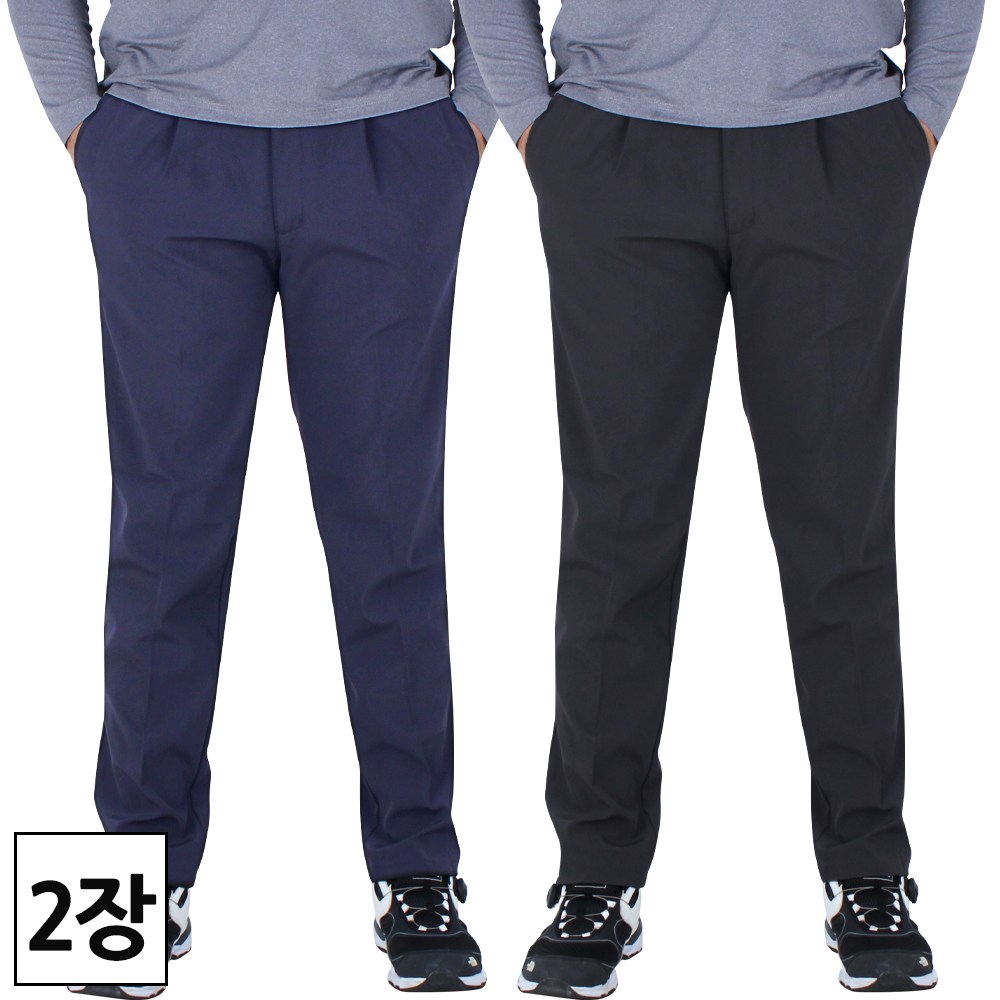 2장 [더맨월드] 봄가을용 남자 JC 전국민 NO.1 무지바지 _ 춘추용 남성 원턱 스판 빅사이즈 팬츠 M617 26,800원