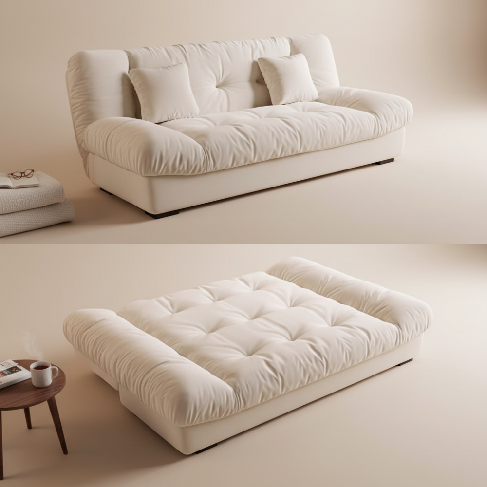 쇼넷 리클라이너 소파베드 각도조절 2인용 3인용 접이식 거실 쇼파 침대겸용 패브릭소파 188,900원