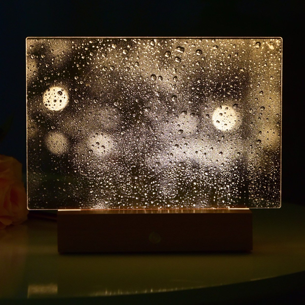 잠이 솔솔 오는 빗소리 백색소음 레인드롭 사운즈 LED 충전식 무드등 29,260원