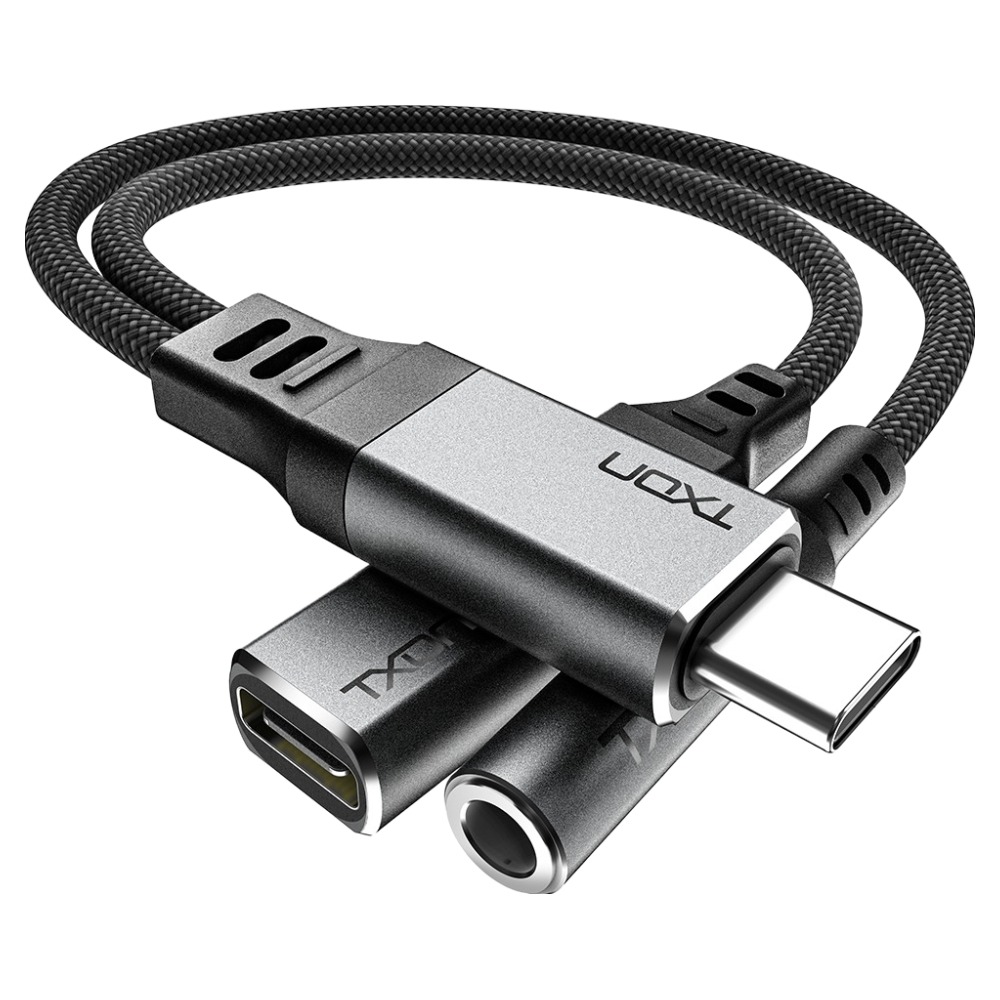 티엑스온 C타입-3.5+C타입 이어폰 고속충전 듀얼 젠더 9,800원