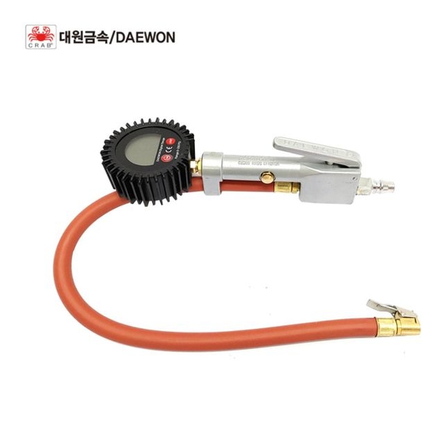 대원금속-타이어 게이지 공기주입기 디지털 DW-101DA, 상세페이지 참조, 1개 48,480원