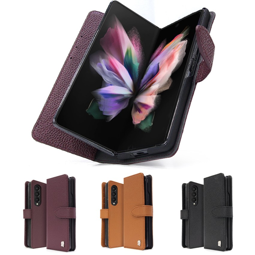 카투소 프라디에 사피아노 갤럭시 폴드 갤럭시 Z 폴드2 F907N F916 접이식카드 수납 카드 분실 방지 다이어리 케이스 38,000원