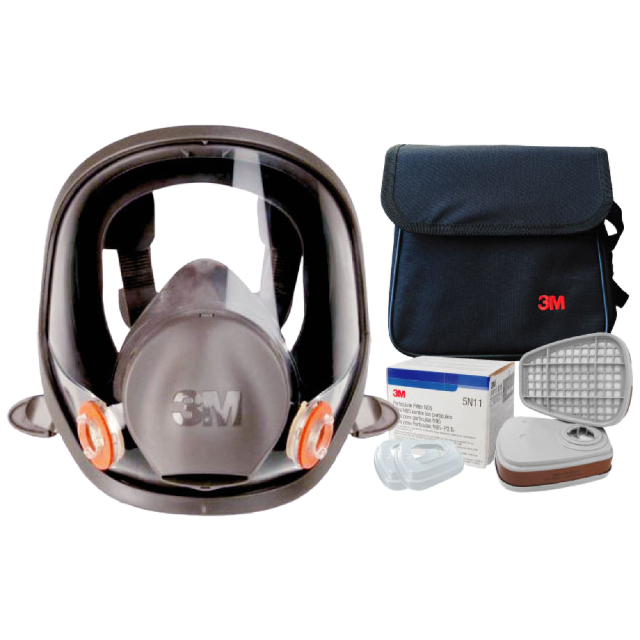 3M 정품 인증 전면형 방독면 풀셋트 - 스프레이 도색 페인트 신나 에폭시용 구성 212,980원