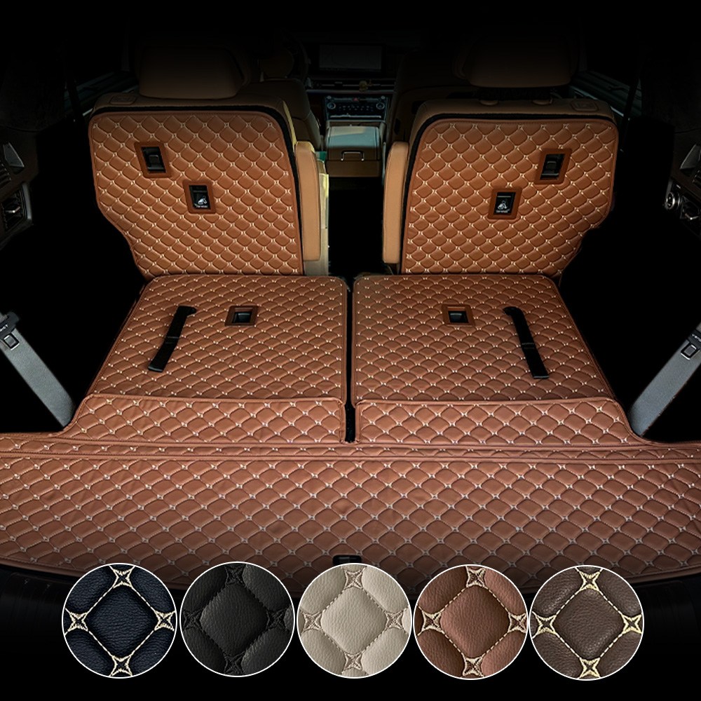 싼타페 MX5 전용 오토피아 차량용 퀼팅 가죽 등받이 + 트렁크매트 세트 65,000원