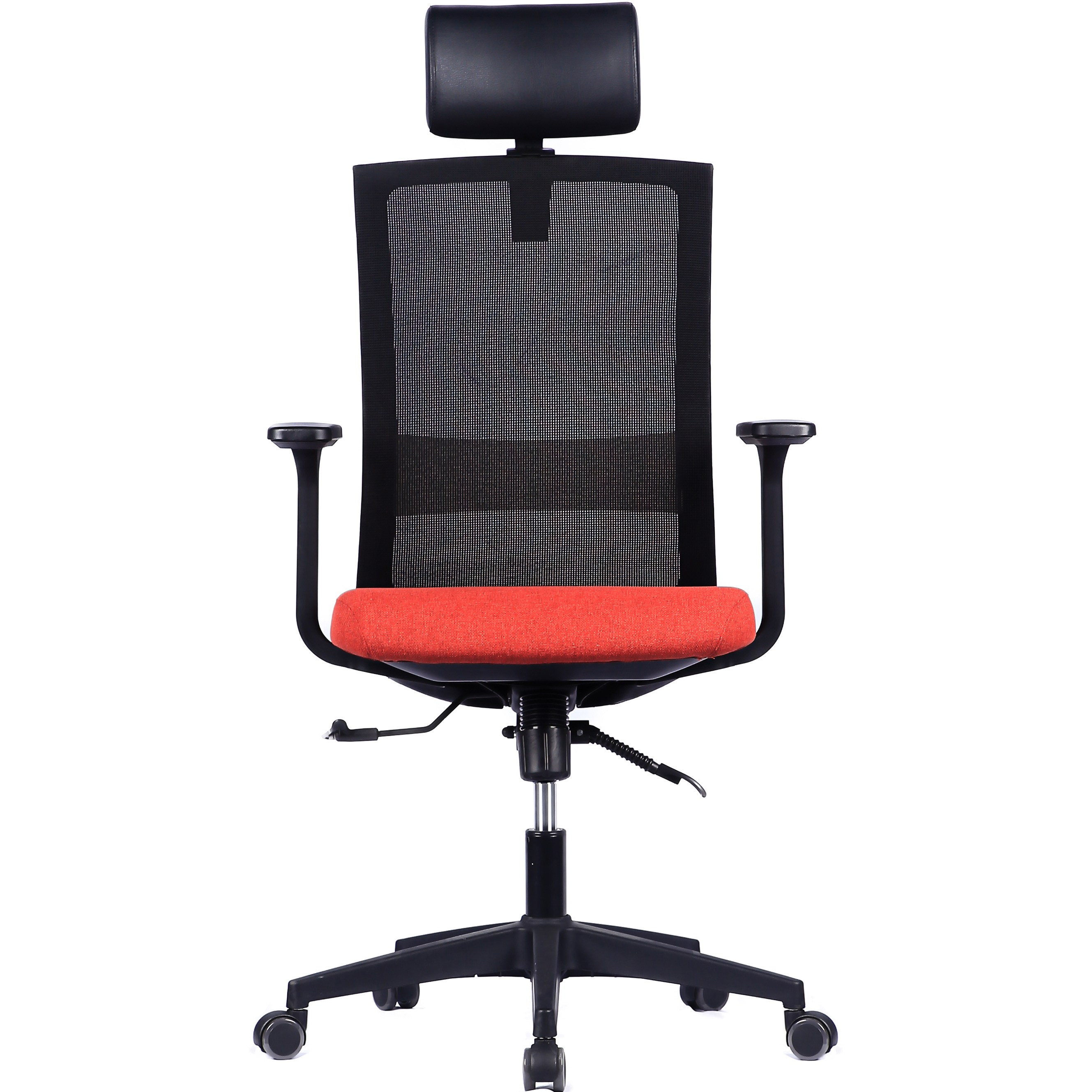 첼리스 핏체어 사무용 사무실의자 편한 메쉬 컴퓨터 공부 책상의자 헤드레스트형, 블랙+레드 127,970원