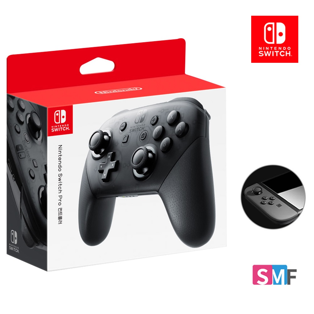[온라인 공식판매처 에스엠퓨처스]닌텐도 스위치 프로컨트롤러(USB 충전케이블 기본포함) 증정품 화면보호필름 프로콘 일반판, 1개 77,800원