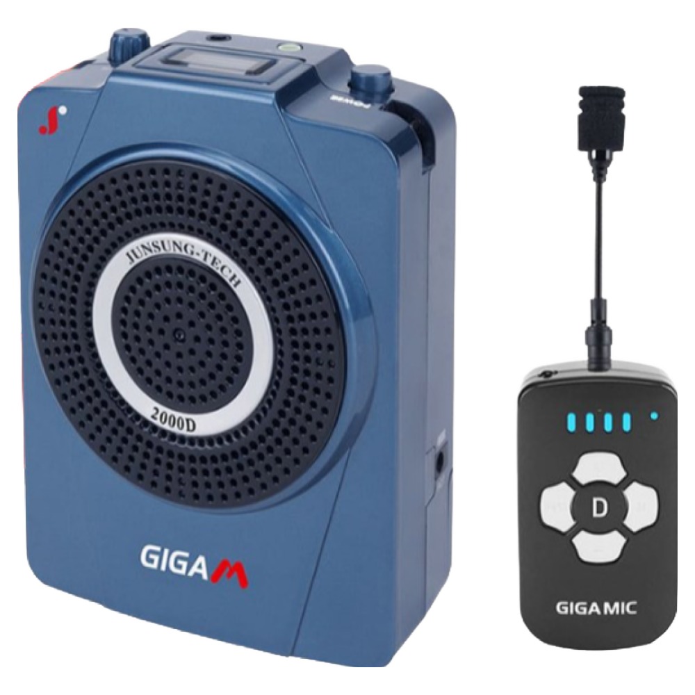 준성테크 기가엠 2000D 40W 강의용 무선마이크 앰프 기가폰 수업용마이크 264,000원