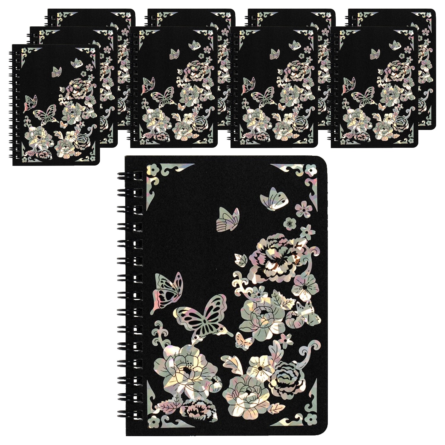 민화샵 자개스티커 수첩 만들기 S250024A, 10개, 모란과 나비 43,100원