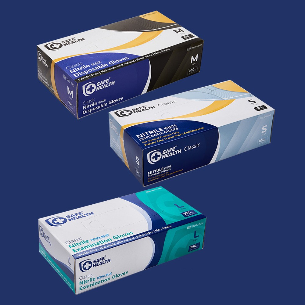 세이프헬스 니트릴장갑 100매 라텍스 튼튼한 장갑 쉐프 요리용 식품용 9,000원