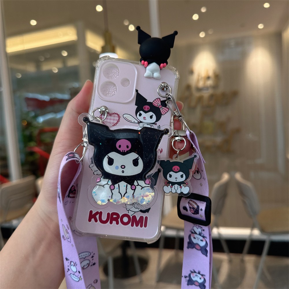 쿠로미 갤럭시A24 피규어 거치대 톡홀더 스트랩 케이스 목걸이줄 17,360원