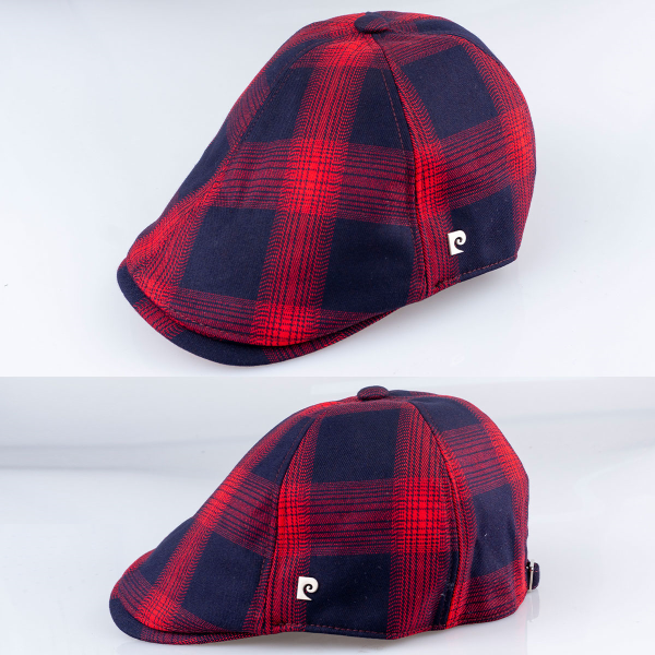 중년의품격 간절기 중년 남성 피에르가르뎅 코멜리 체크 헌팅캡 모자 30,800원
