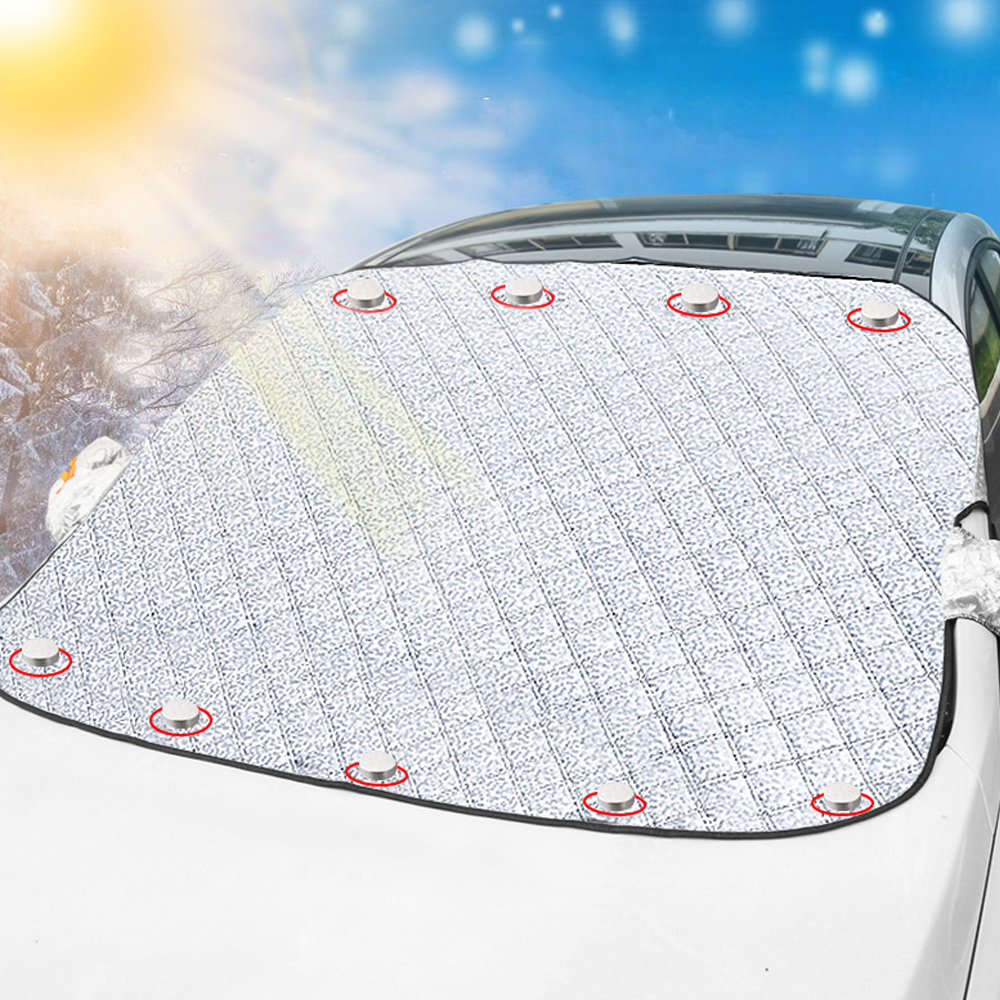 호밍사이  사계절 차량 햇빛가리개 커버 눈 덮개 자석 선블라인드 햇빛가리개 자동차 앞유리 성에방지커버 5,920원