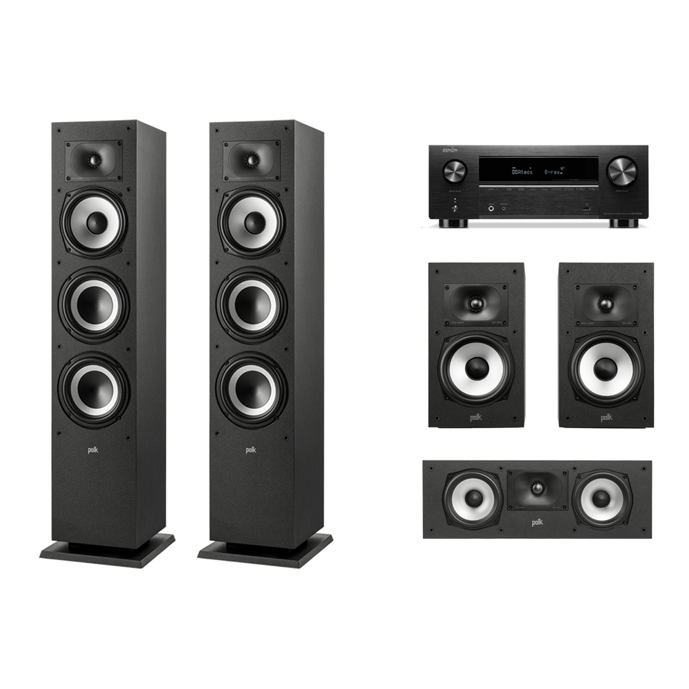 데논 AVR-X2800H + 폴크오디오 XT60 5채널스피커(2030), 단품 2,070,000원