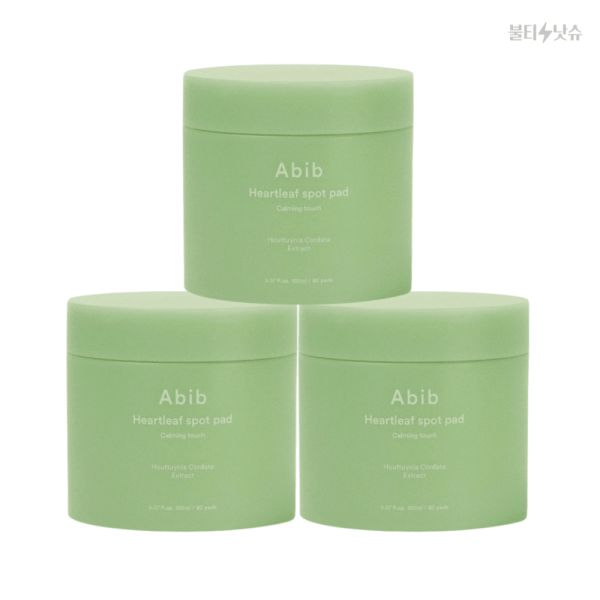 아비브 피부진정 저자극 모공케어 어성초 스팟 패드 카밍 터치 80매 3개 - 107,300원