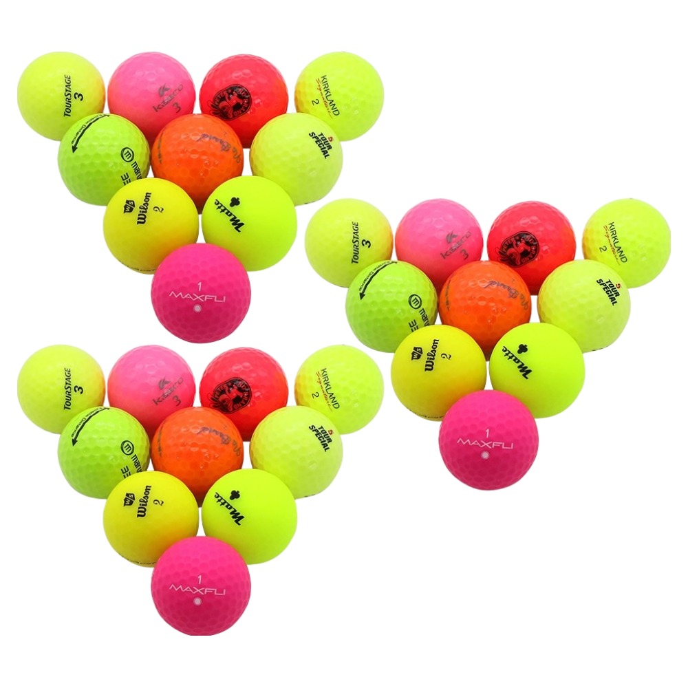 토탈브랜드 유니크에픽 혼합 골프공 로스트볼 특S+급 42.67mm, 1세트, 30개입, 혼합색상 26,000원