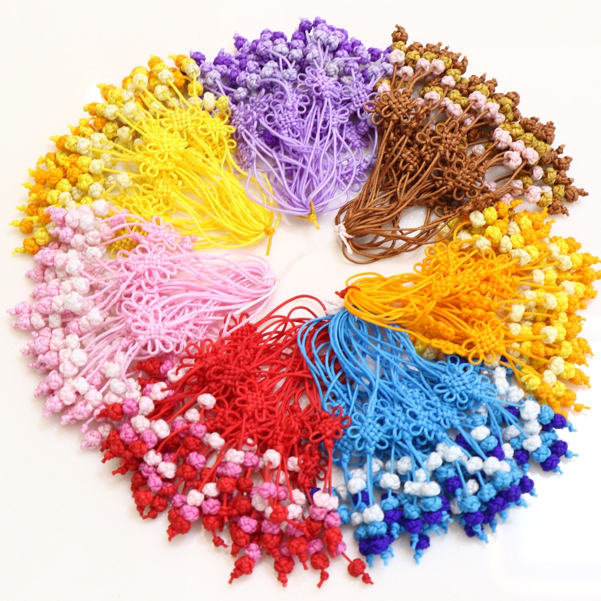 전통매듭 전통노리개 국화매듭 포장노리개 매듭수술 매듭장신구줄 12,500원