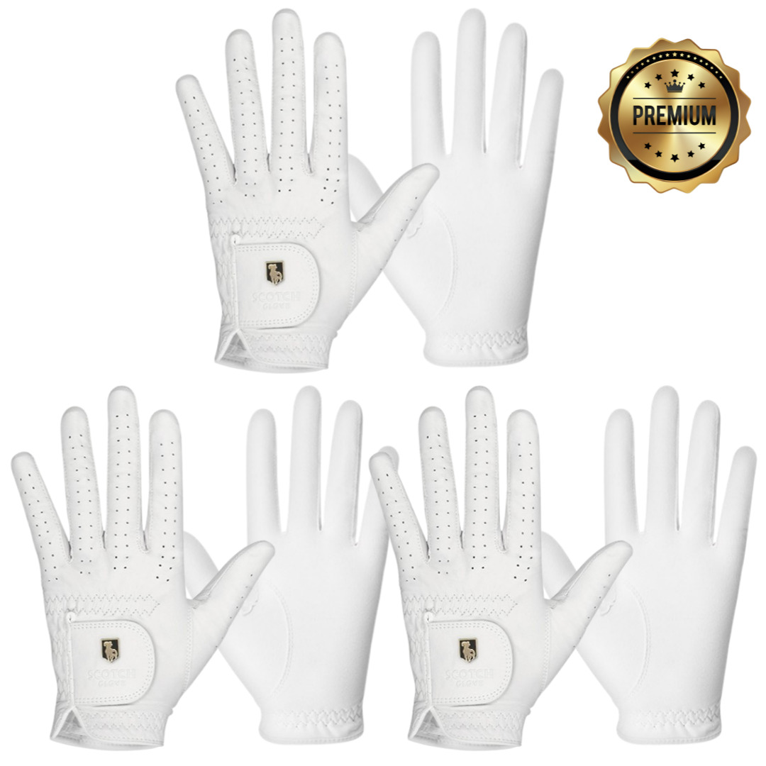 3세트 [프로선수용]  프리미엄 천연양피 스카치글러브 여성 양손 골프장갑 94,900원