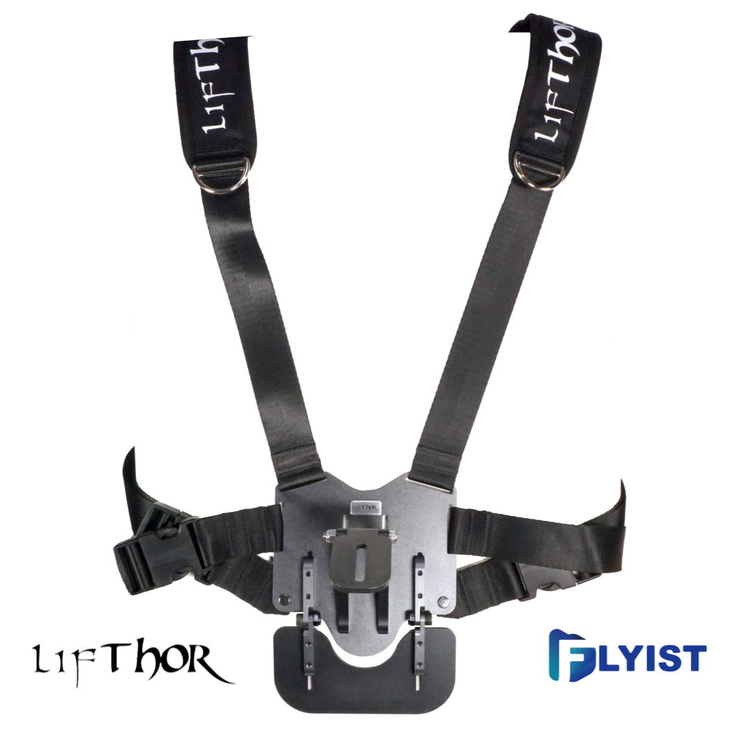 (한정수량) LifThor 드론조종기 스트랩토르 프로 바디 마운트 (하네스 타입 + 숄더스트랩 구조) RC PRO2 호환 전문가용 착용형 마운트 시스템 (재고확인필수), 1개 295,000원