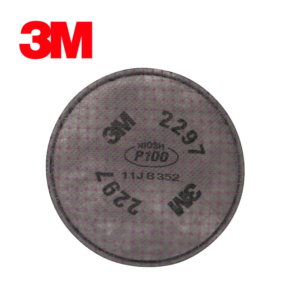 3M 방진마스크 특급 방진필터 방독정화통 2297 활성탄 용접 석면 금속가공 작업 낱개 3,500원