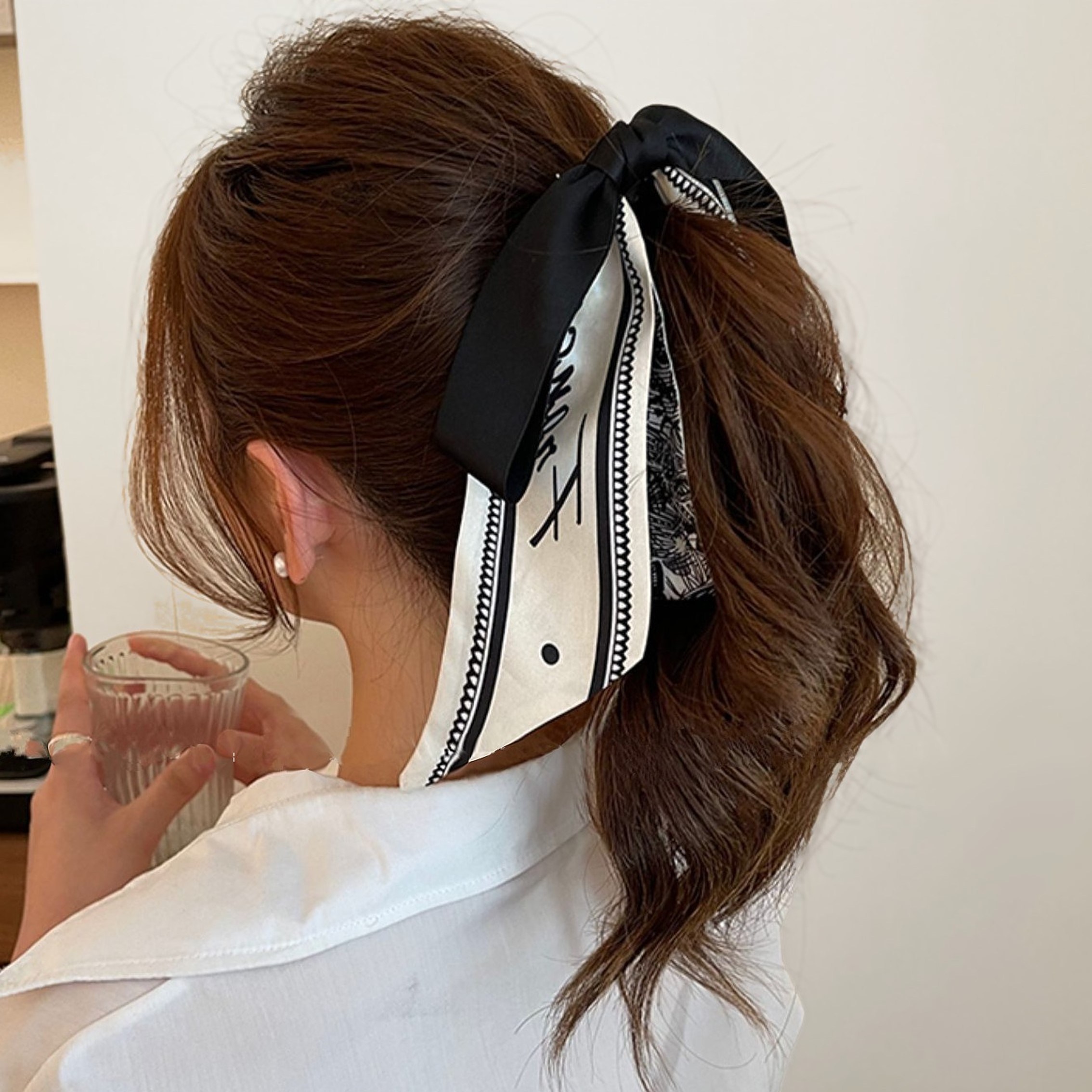 포니 테일 바나나 클립 일 머리핀 여성용 머리 리본 헤어 악세사리 데일리 핀 5,900원