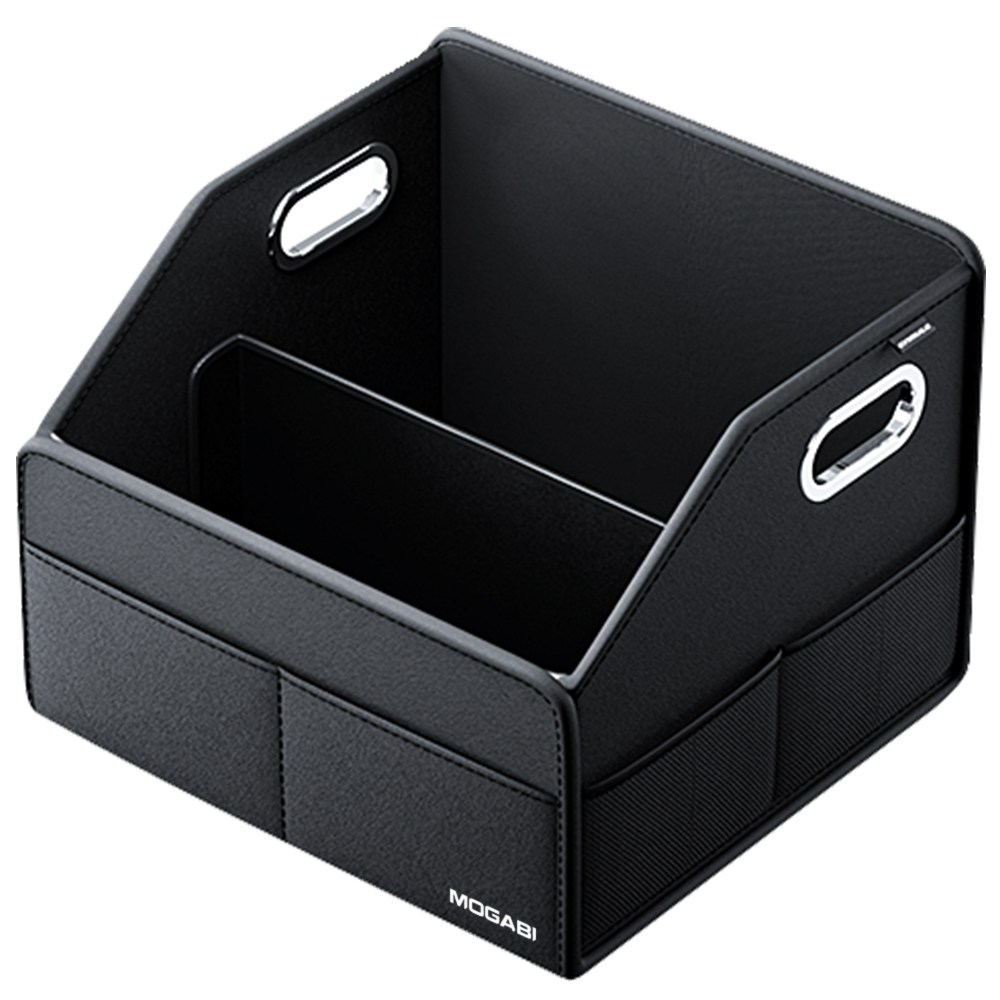 모가비 조수석 수납함 다용도 접이식 가죽 고급 정리함, 블랙 단색, 1개 15,750원