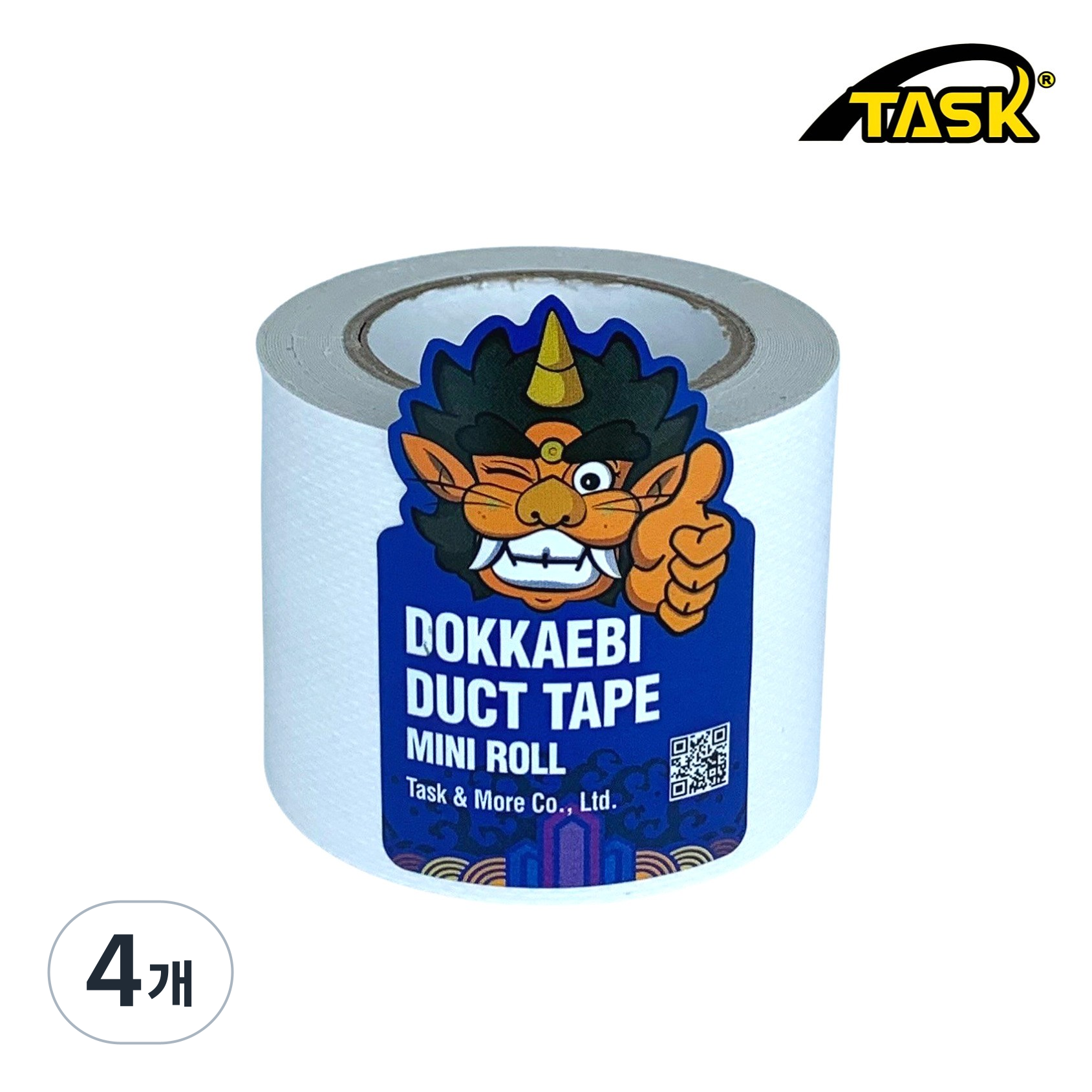 도깨비 수출용(국내산) 덕트테이프 덕테이프 미니롤 WHITE, 50mmX5m 12,080원